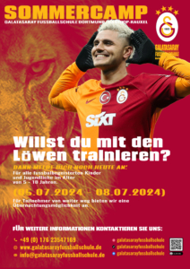 Galatasaray Fußballschule Dortmund/ Castrop-Rauxel präsentiert: Sommercamp 2024